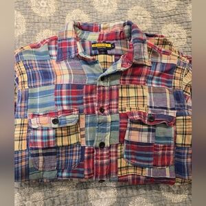 Rugby Ralph Lauren Patchwork Flannel. Large